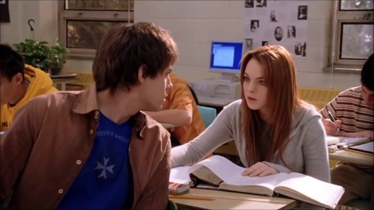 Lindsay Lohan telling her crush that it is October 3rd